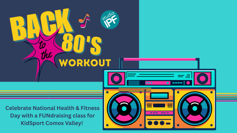 Back to the 80s workout promotional image