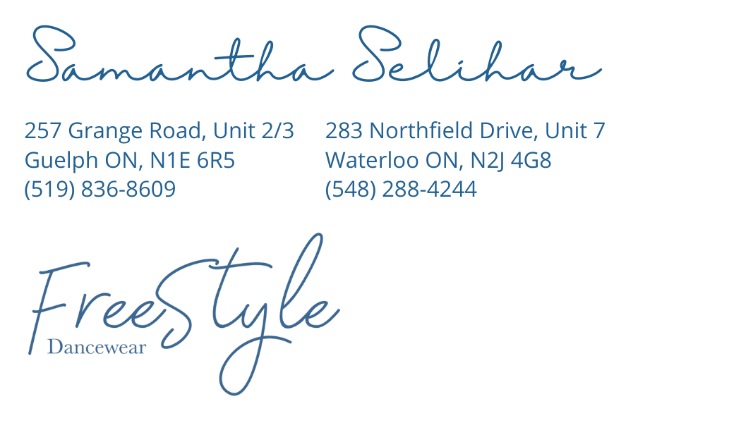 Samantha Selihar FreeStyle dancewear logo