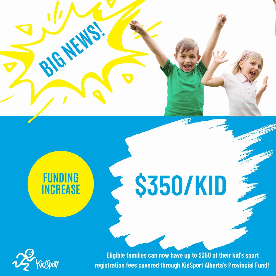 KidSport Alberta Increases Funding Amount Alberta